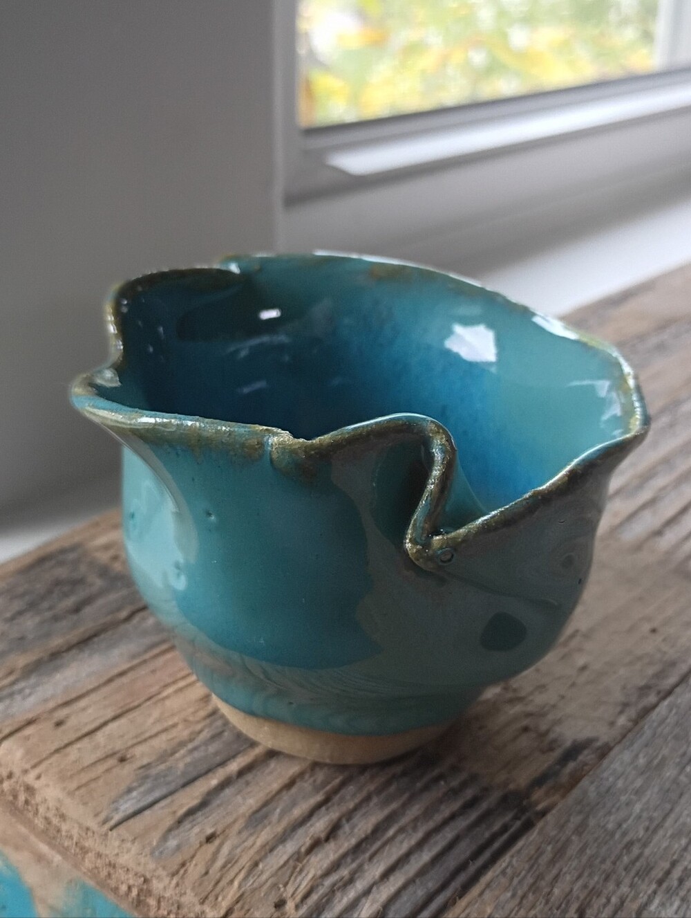 Handmade Asymmetrical Wine Or Whiskey Cup
